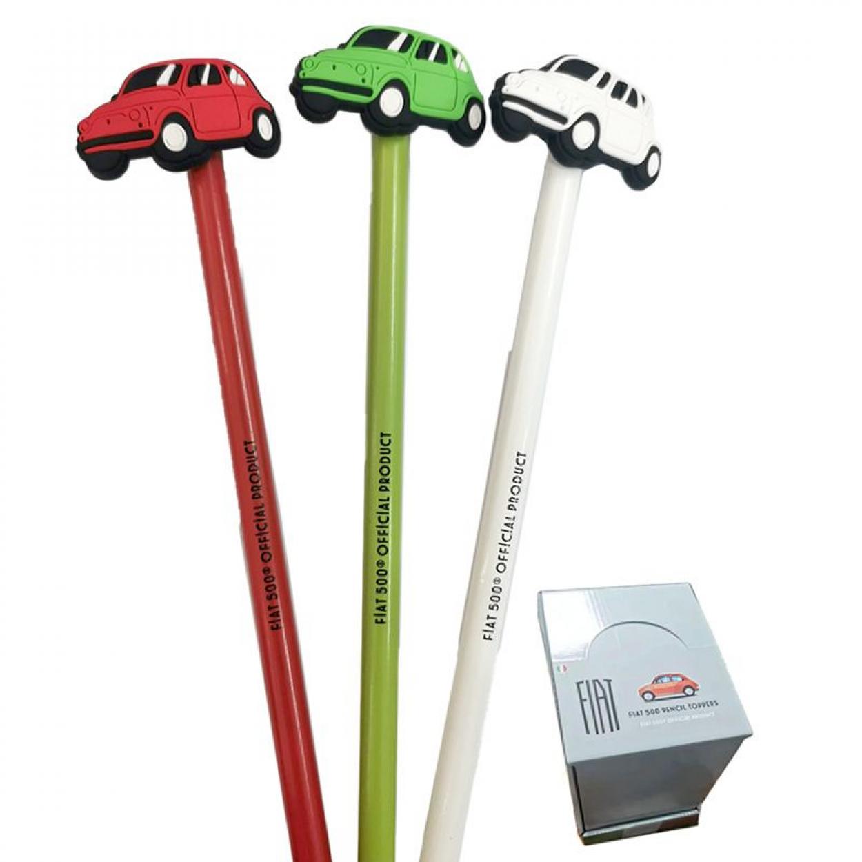 STA264 FIAT 500 PENCIL WITH PVC TOPPER 41273