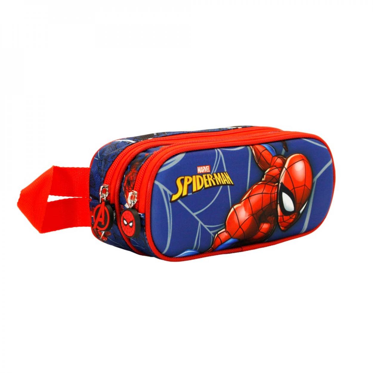 Astuccio Doppio In Pelle Blu Per Penne Cross, Custodia Portapenne Con Cerniera - 2