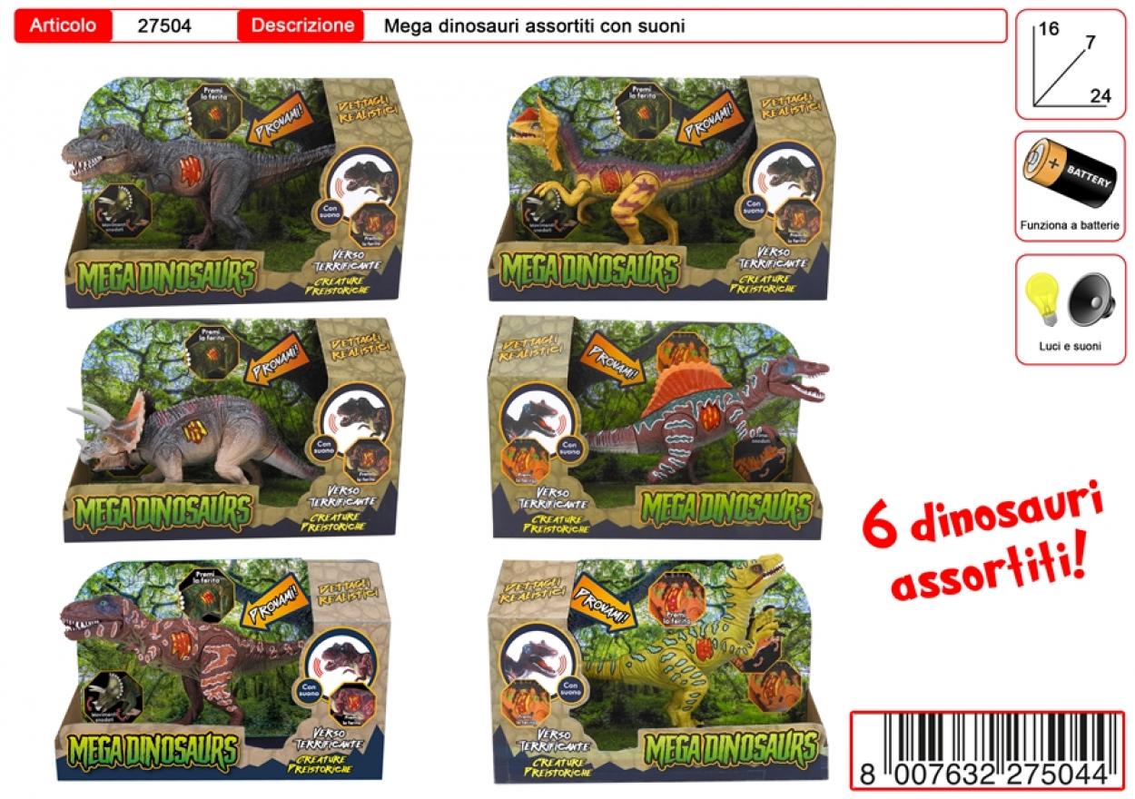 MEGA DINOSAURS CON SUONO 27504 41452
