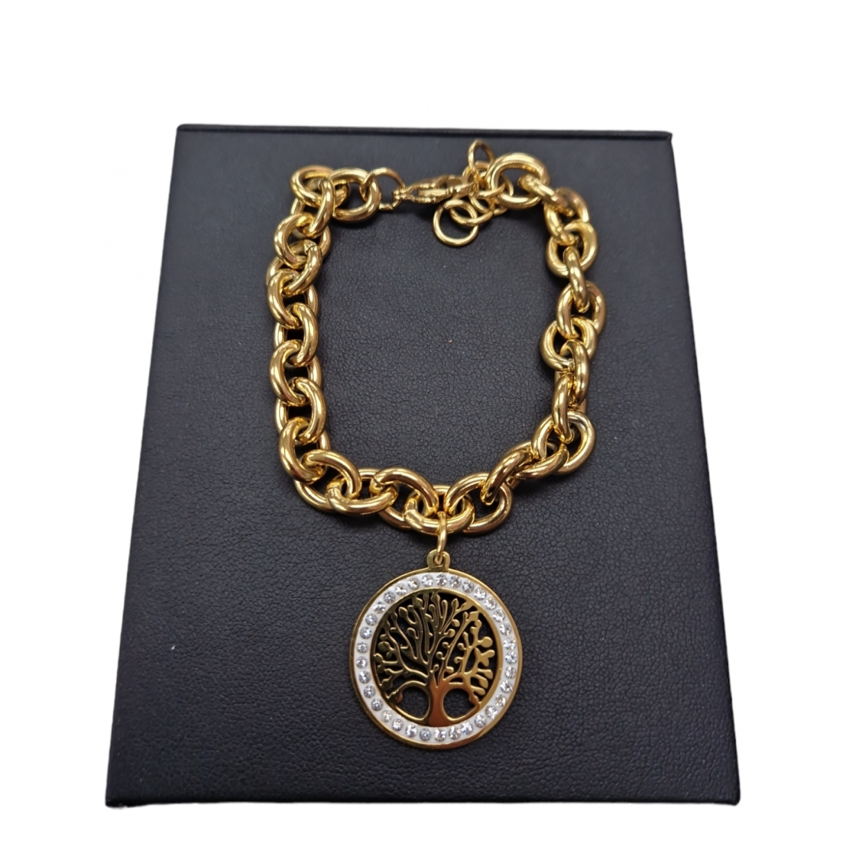 Holyart Bracciale Albero della Vita Amen Argento 925 Dorato