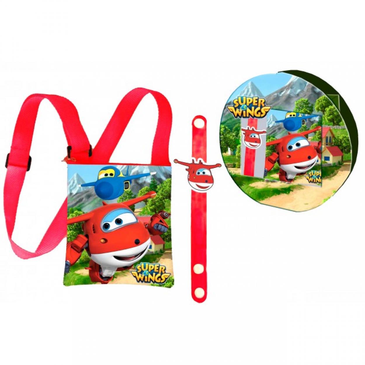 U94810 GIFT KIDS SET REGALO TRASVERSALE + BRACCIALE SUPER WINGS 40002
