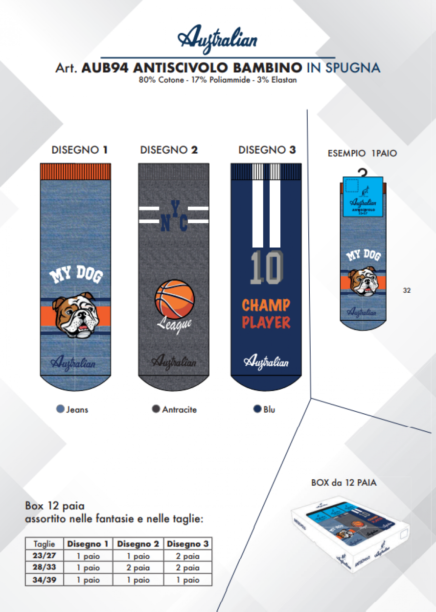 AUB94 ANTISCIVOLO BAMBINO AUSTRALIAN 41392