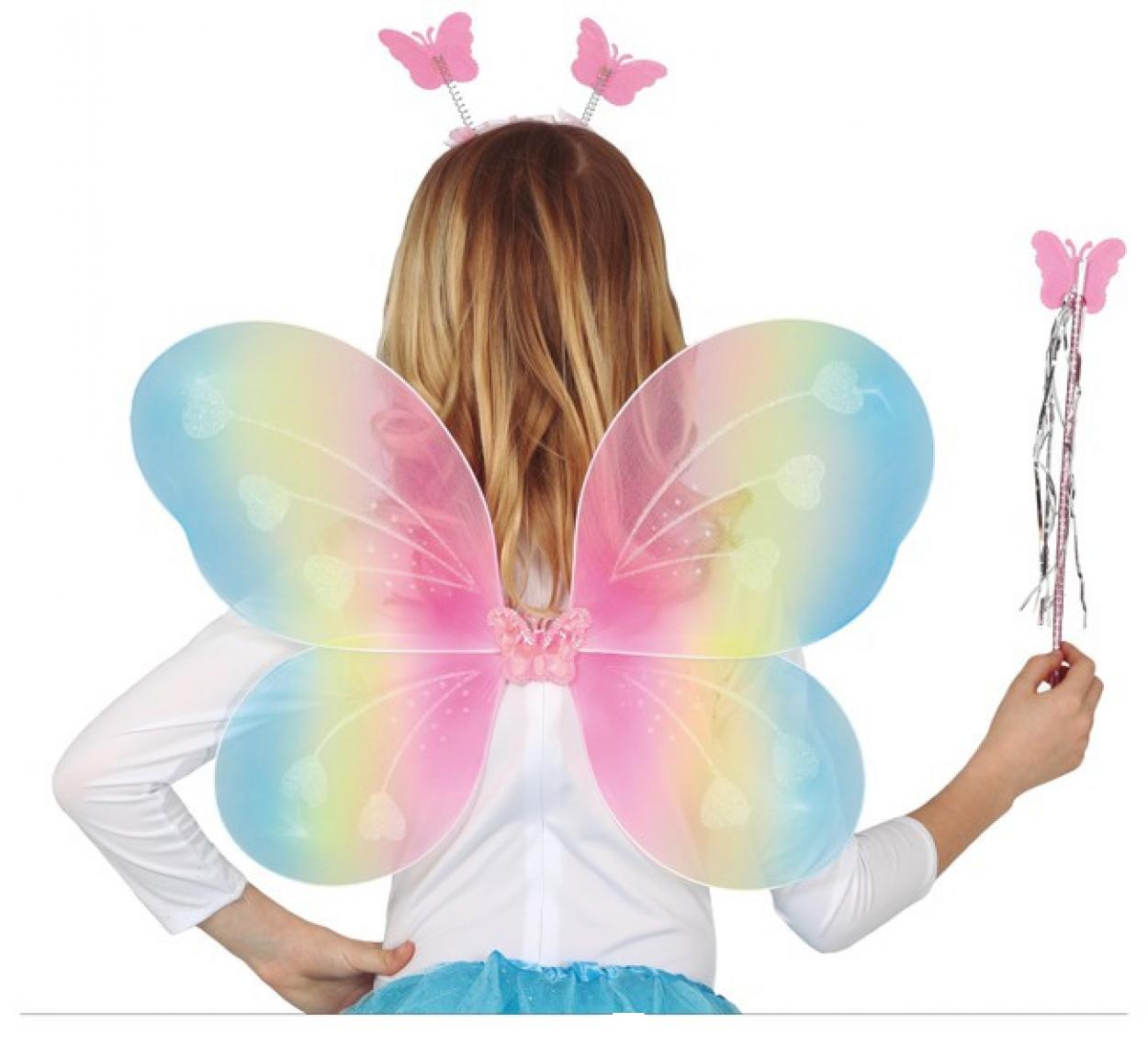 ALI MULTICOLORE 48x38cm CON DIADEMA E BACCHETTA 18775 52833