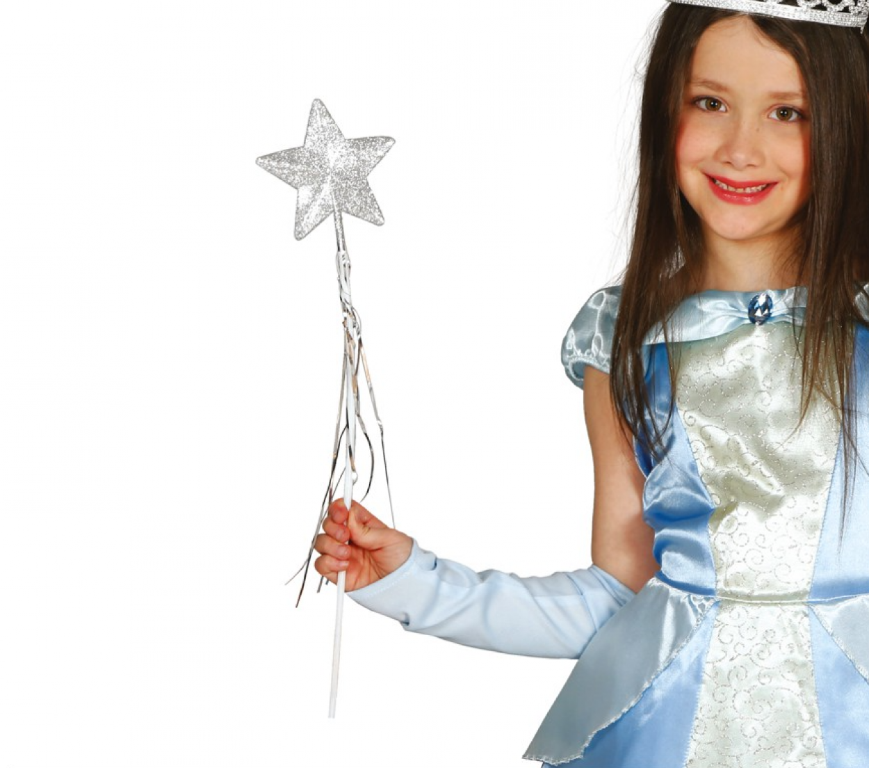 BACCHETTA FATA ARGENTO 53cm 16381 52833