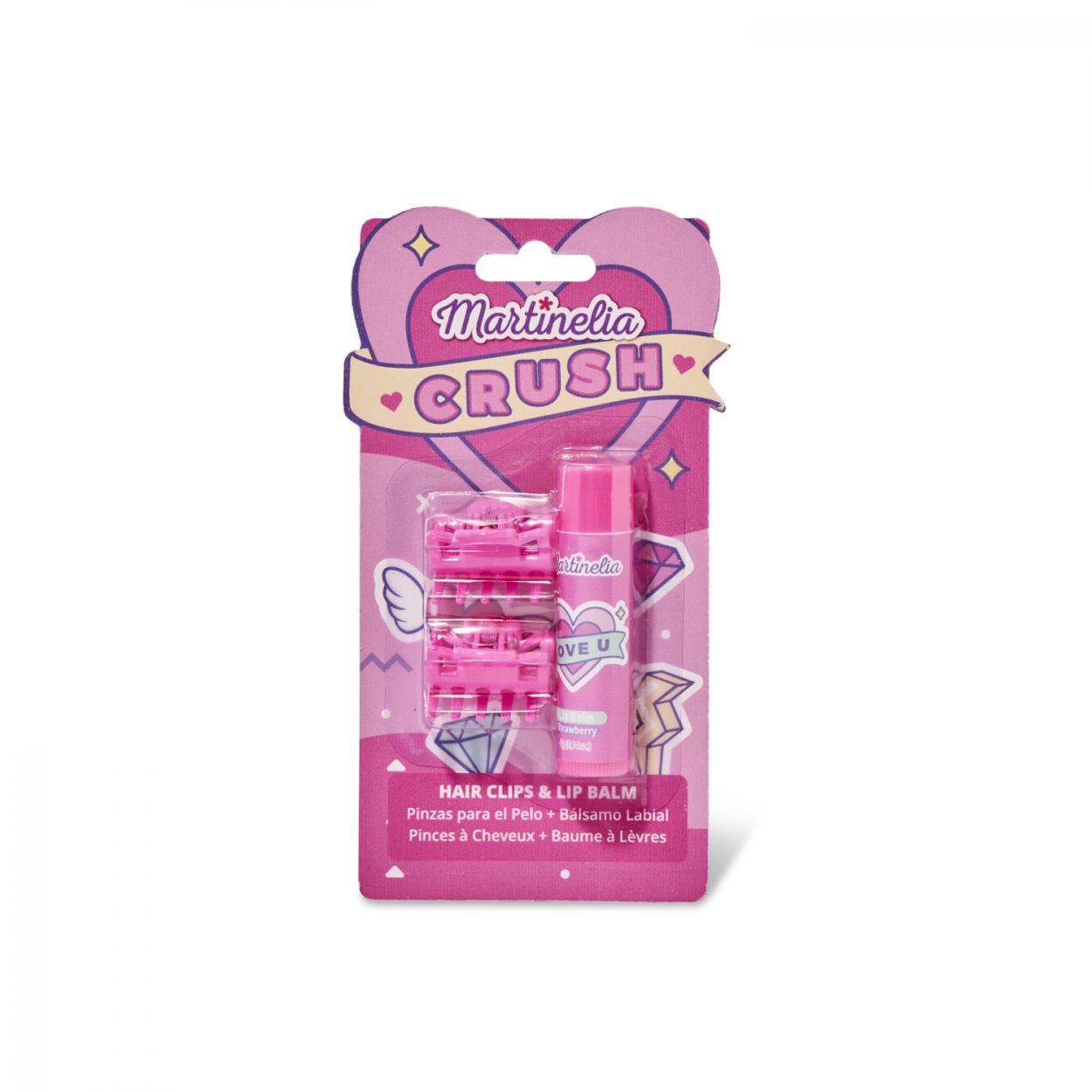 MARTINELIA HAIR CLIPS & BALM 11101 52555 (SET MOLLETTE CAPELLI E BALSAMO LABBRA ROSA)