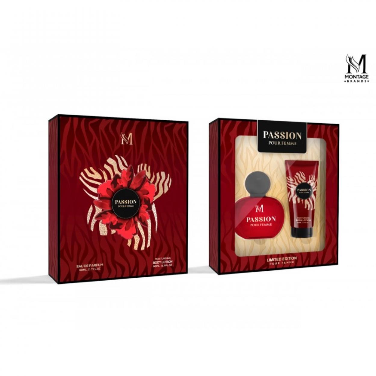 MBG05 GIFT SET MONTAGE BRANDS 2PCS PASSION POUR FEMME 55532