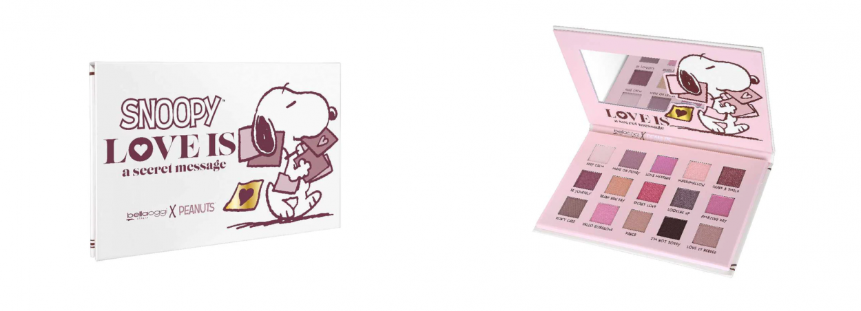 BELLAOGGI PALETTE SNOOPY ROSE GOLD 983382 52318