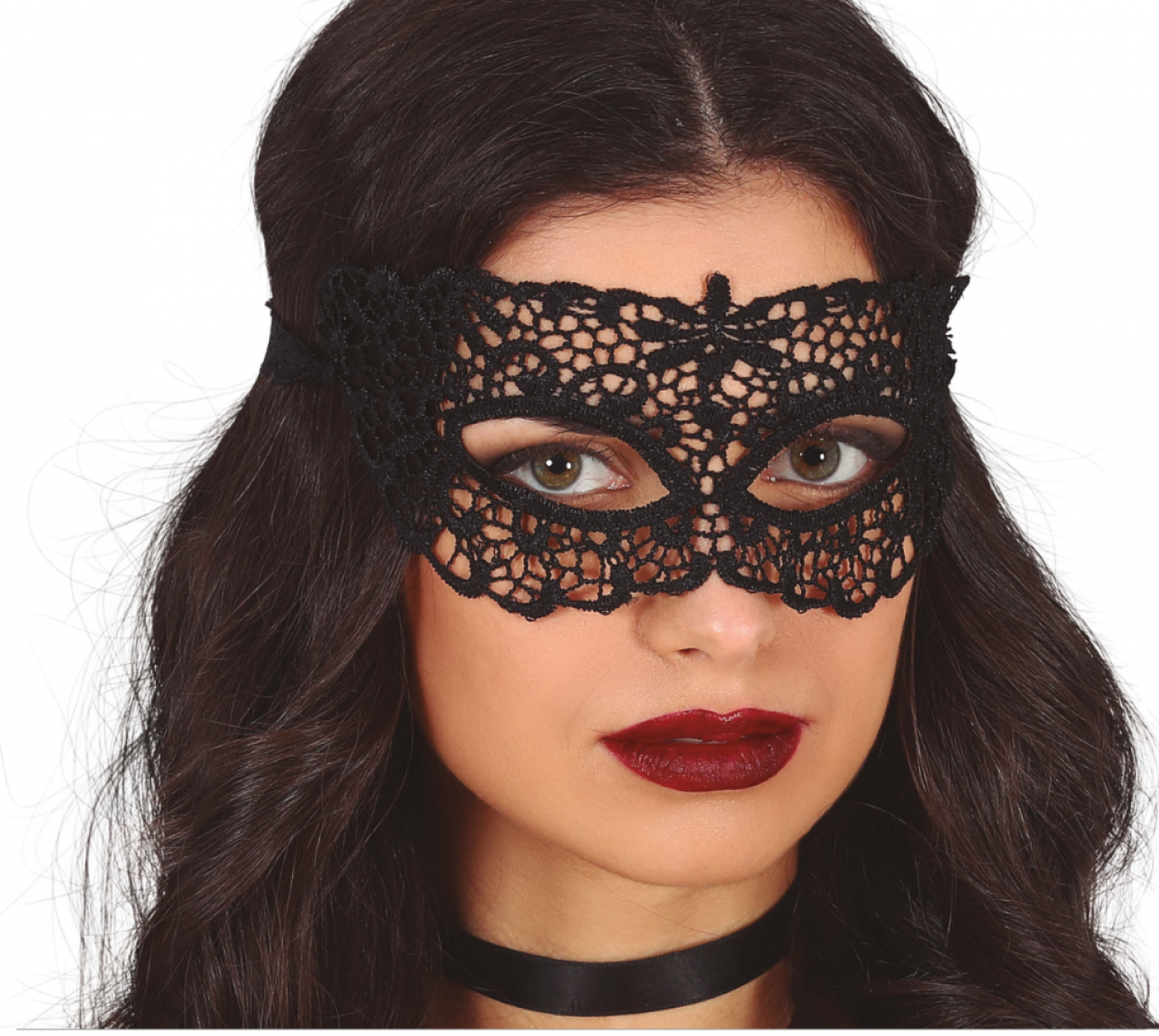 MASCHERA NERA IN PIZZO 12031 52833