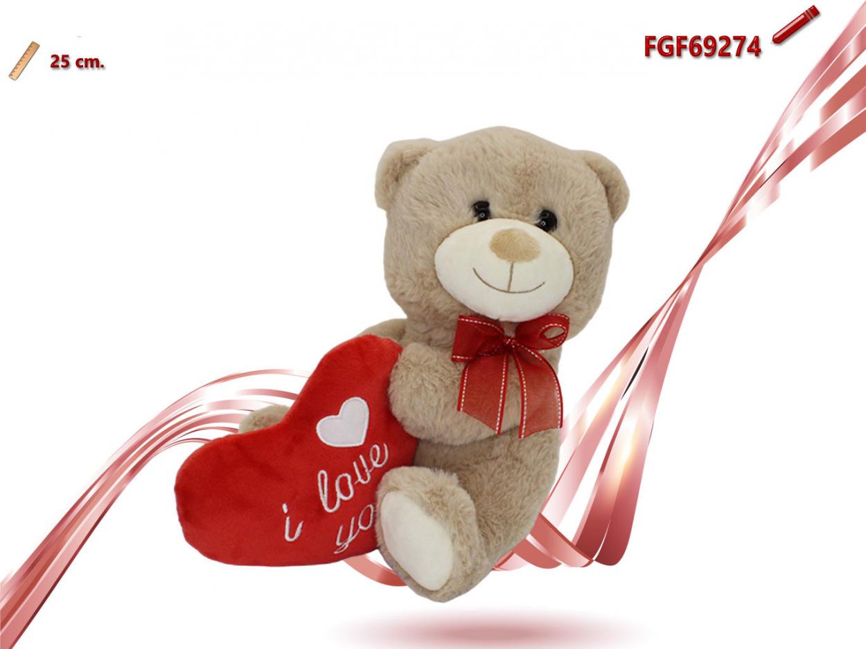 Wilberry Patch Orso Peluche Morbido Con Macchie Su Pancia E Ginocchia, Giocattolo Per Bambini, WB004601 - 5