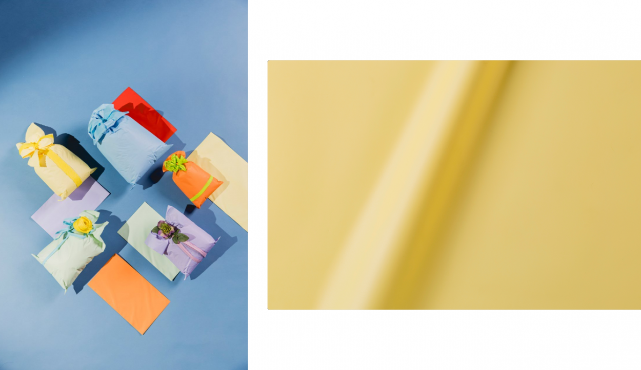 X895011152500 BUSTE PERLATE NEW PERLA GIALLO 15x25cm 50pz 41234