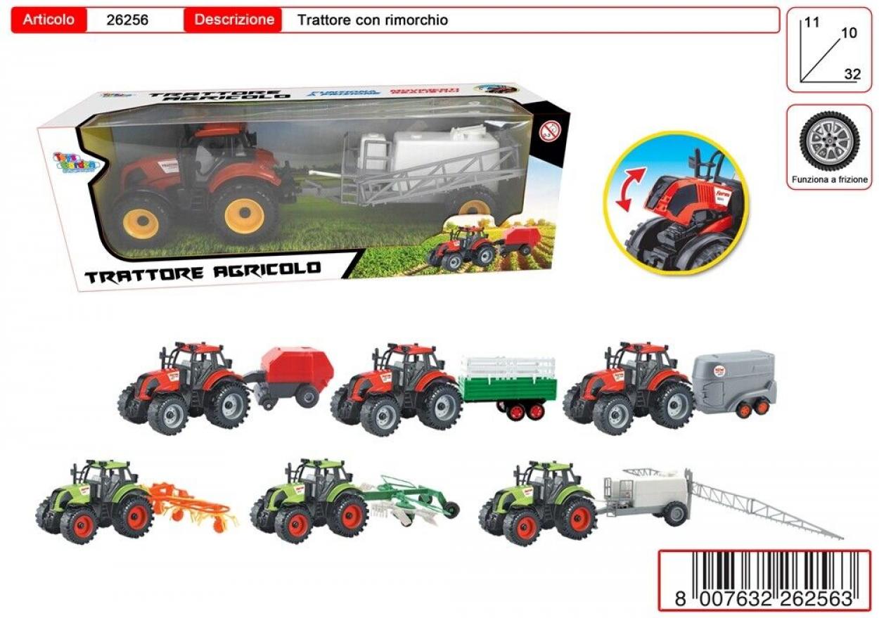TRATTORE CON RIMORCHIO 26256 41452