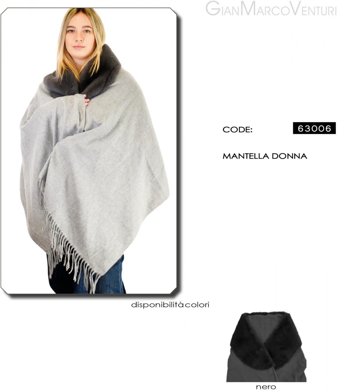 MANTELLA GMV DONNA NERA 63006N 41100
