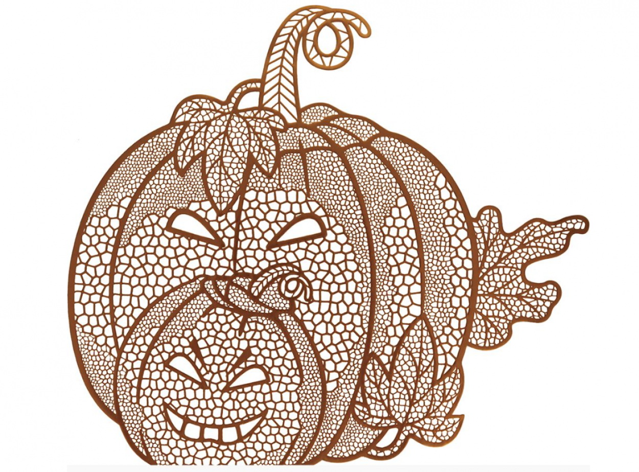 TOVAGLIETTA ZUCCA ORO 40cm PVC 24313 52833