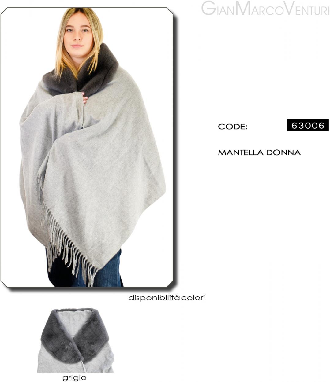 MANTELLA GMV DONNA GRIGIA 63006GR 41100