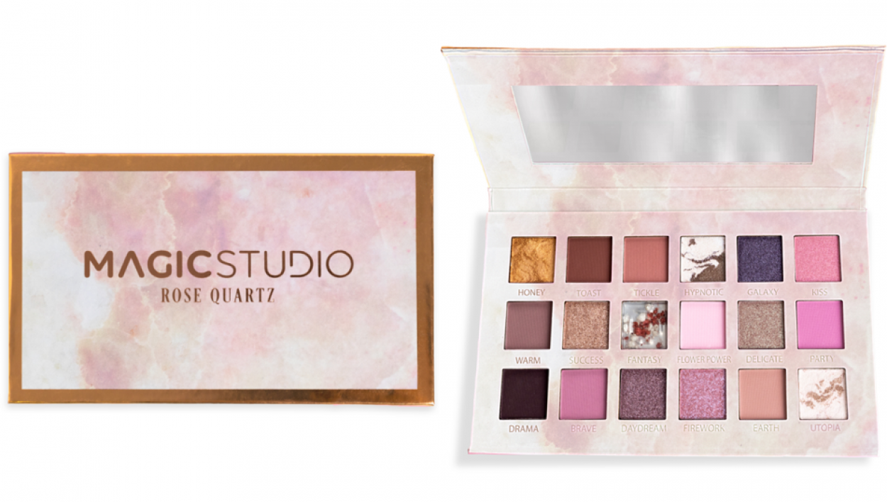 MAGIC STUDIO ROSE QUARTZ EYESHADOW PALETTE 24501 52555