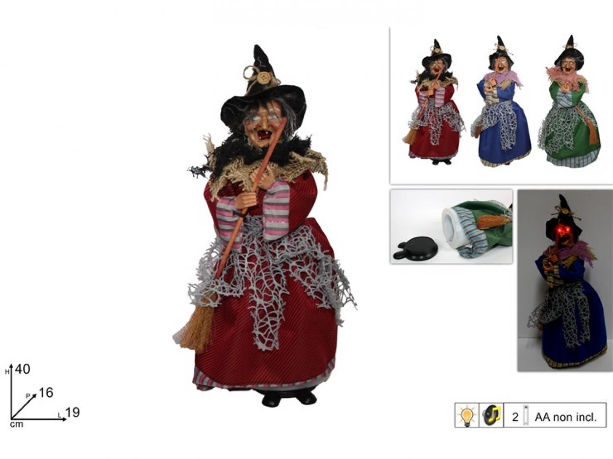 BEFANA 35cm CON LUCE E SUONO 300790 40649