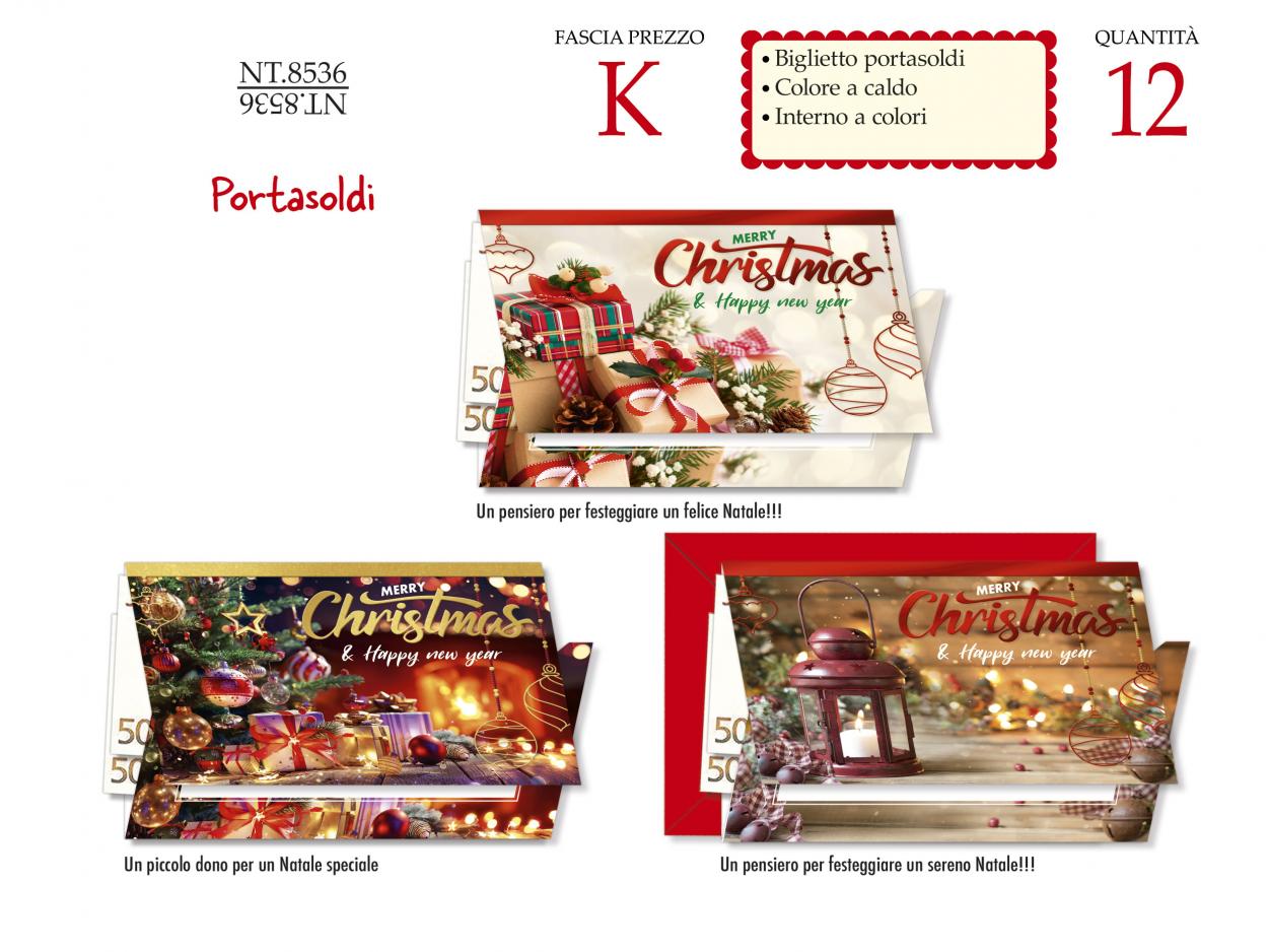NT8536 PORTASOLDI NATALE 40631