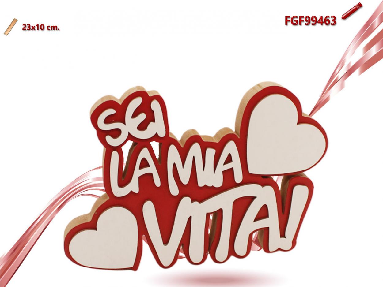 SCRITTA LEGNO DECORATIVA 499463 52548