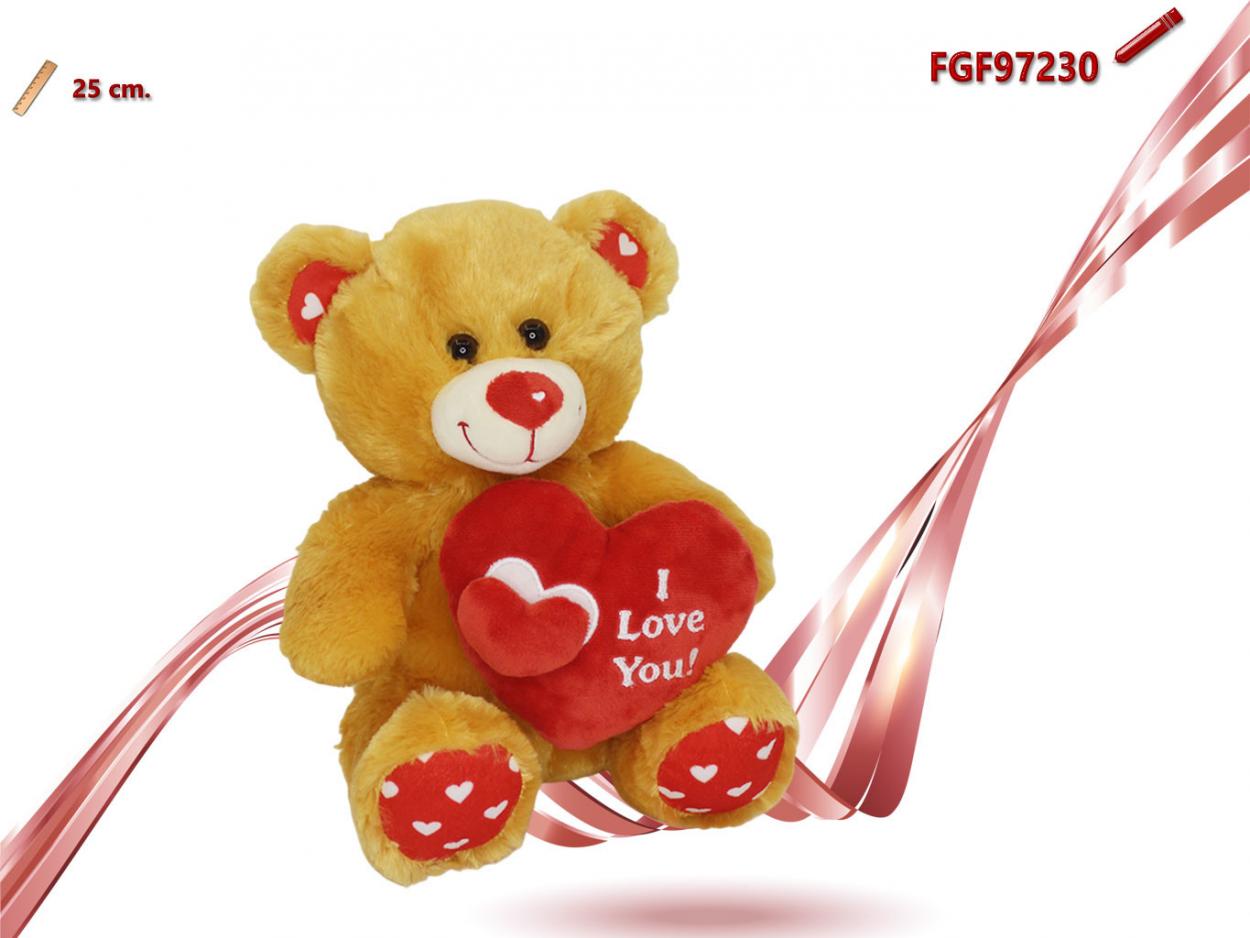 ORSO PELUCHE CON CUORE 497230 52548