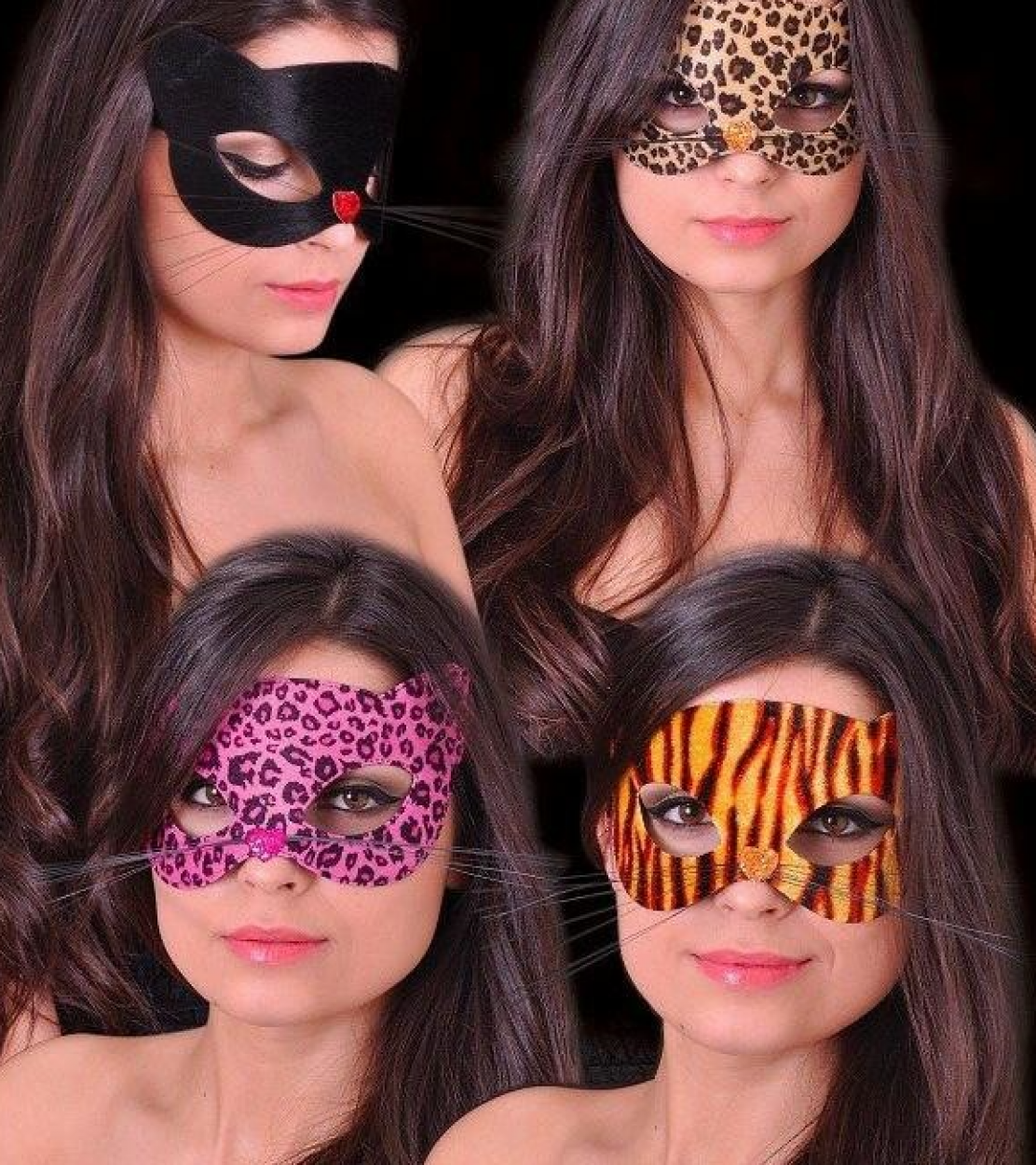 MASCHERINA GATTO IN TESSUTO 74012 40925