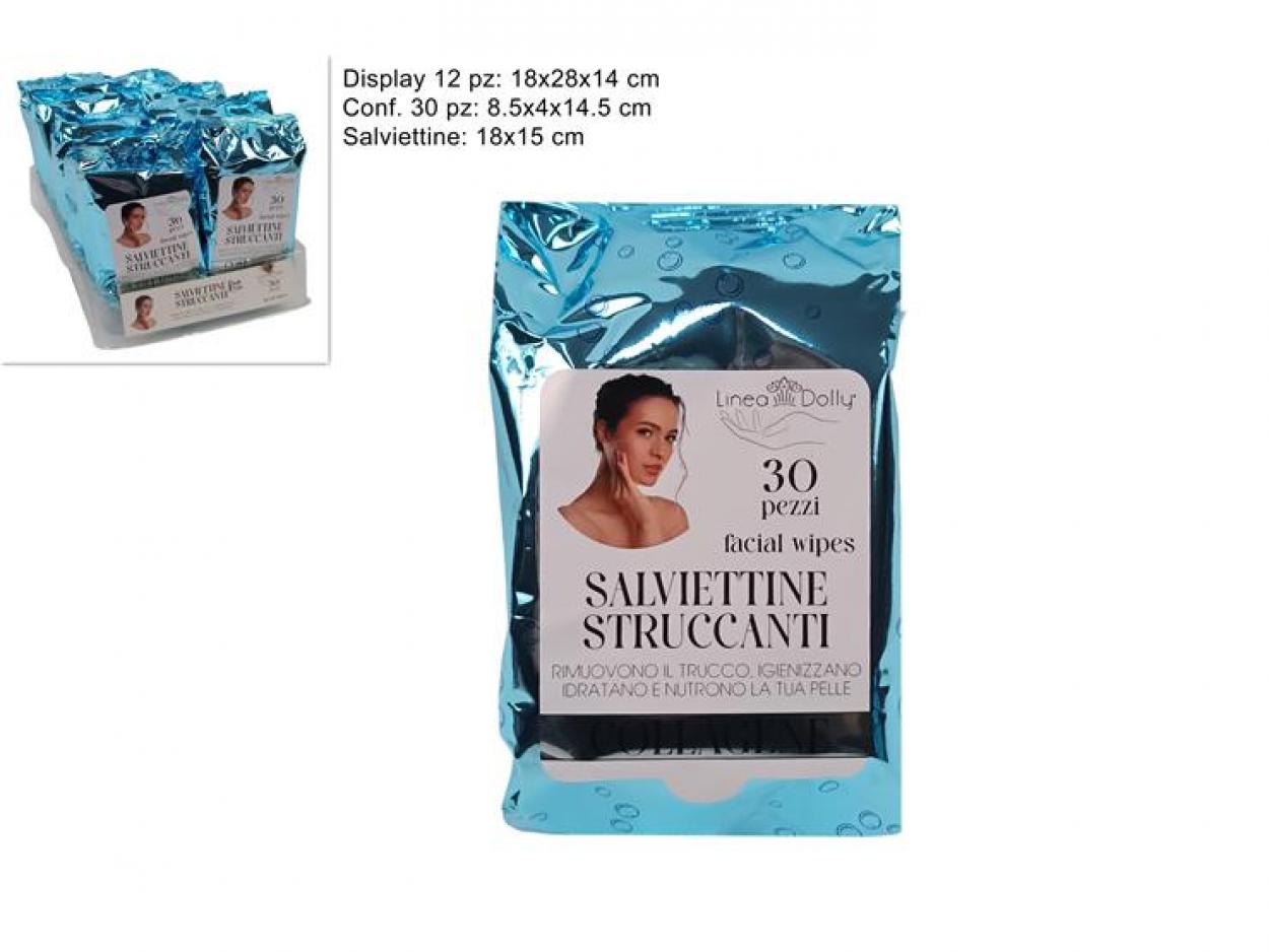 SALVIETTINE STRUCCANTI 30pz COLLAGENE 627228 40842