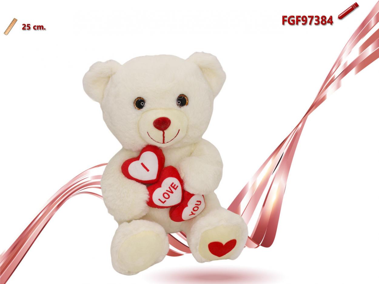 ORSO CON 3 CUORI 497384 52548