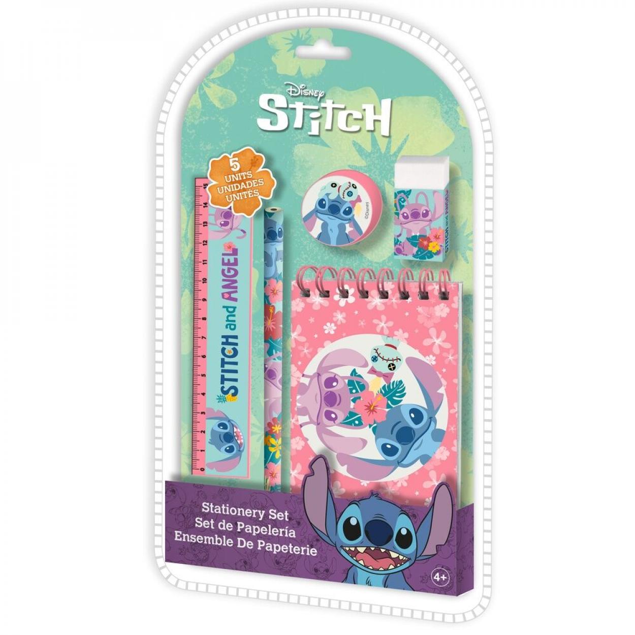 ST00075 SET DA PAPELERIA 5pcs STITCH 40809