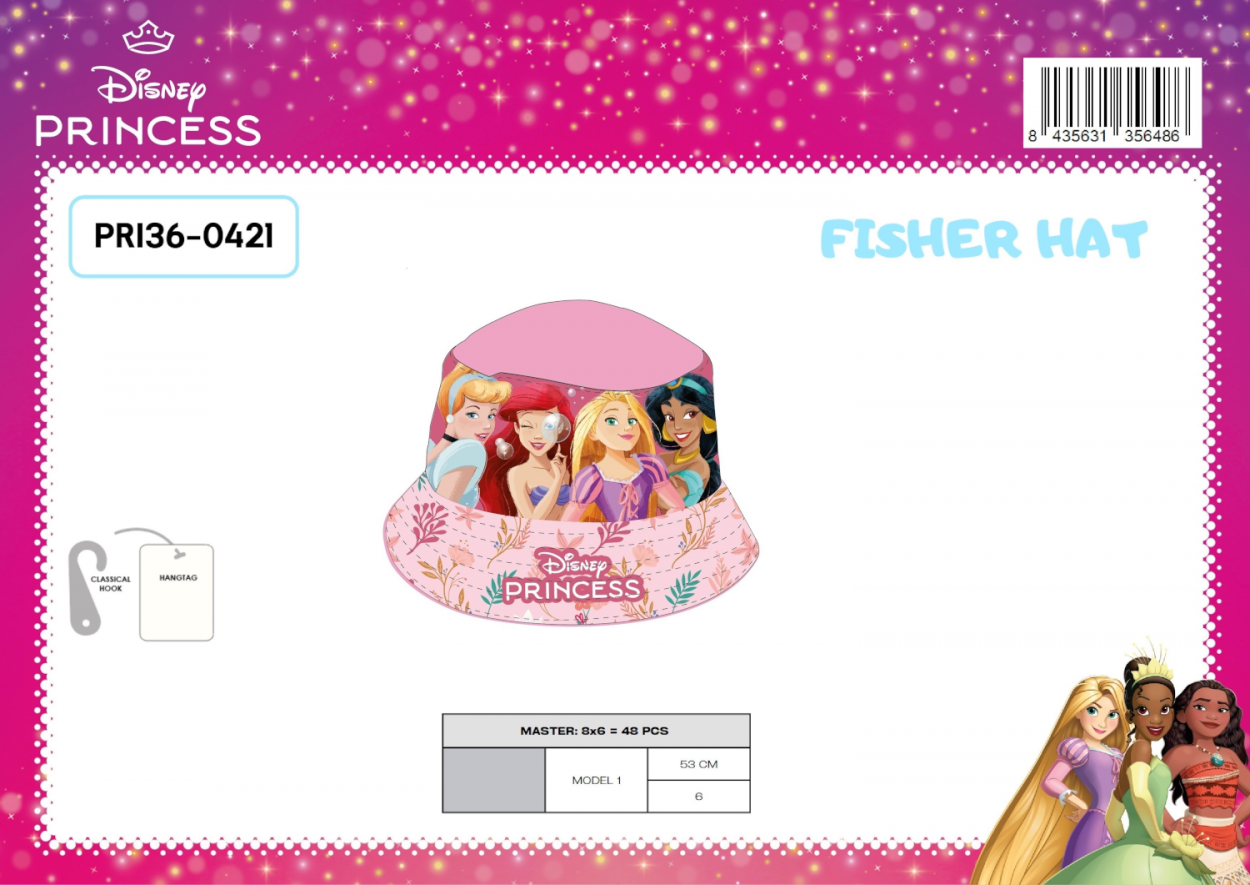 PRI36-0421 PRINCESS FISHER HAT 55354