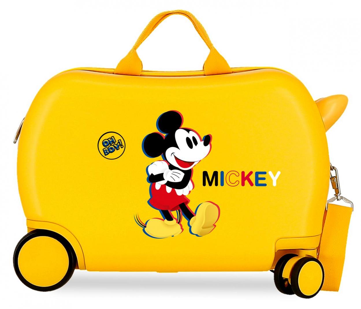 ABS VALIGIA PER BAMBINI 4R. (2MULTI) 45cm MICKEY 3D OCHRE 41081