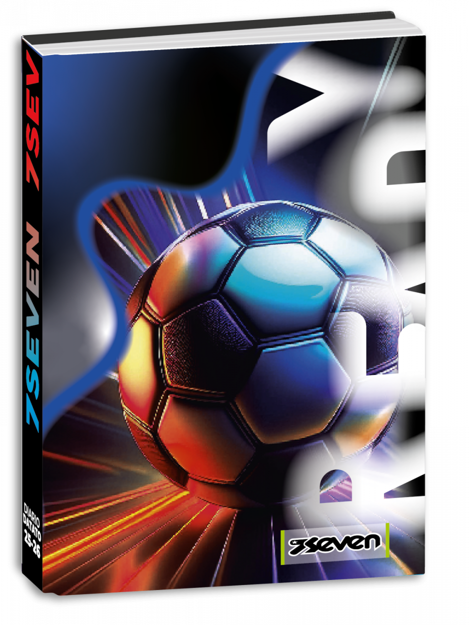 DIARIO STD 12M R SEVEN DATATO CARTOTECNICA BOY 500102504 14x18,5cm 41434
