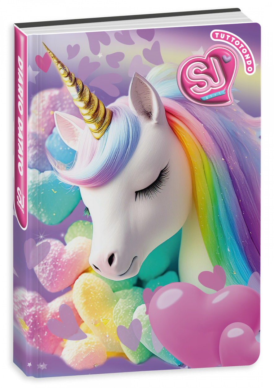 DIARIO AG.10M DATATO SJ GANG CARTOTECNICA SJ GANG GIRL 50C202504 15,5x20,5cm 41434