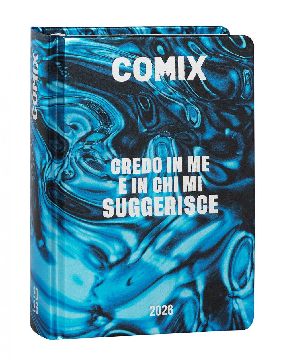 AGENDA COMIX 16M MINI METAL FLUID 74088MF 11x15.3cm 41349