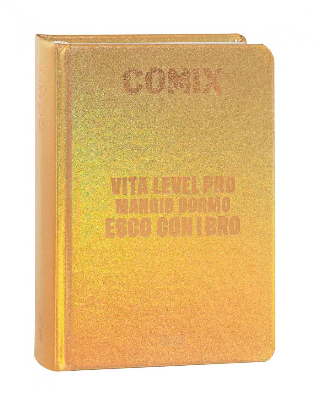 AGENDA COMIX 16M MINI GOLD 74088GO 11x15.3cm 41349