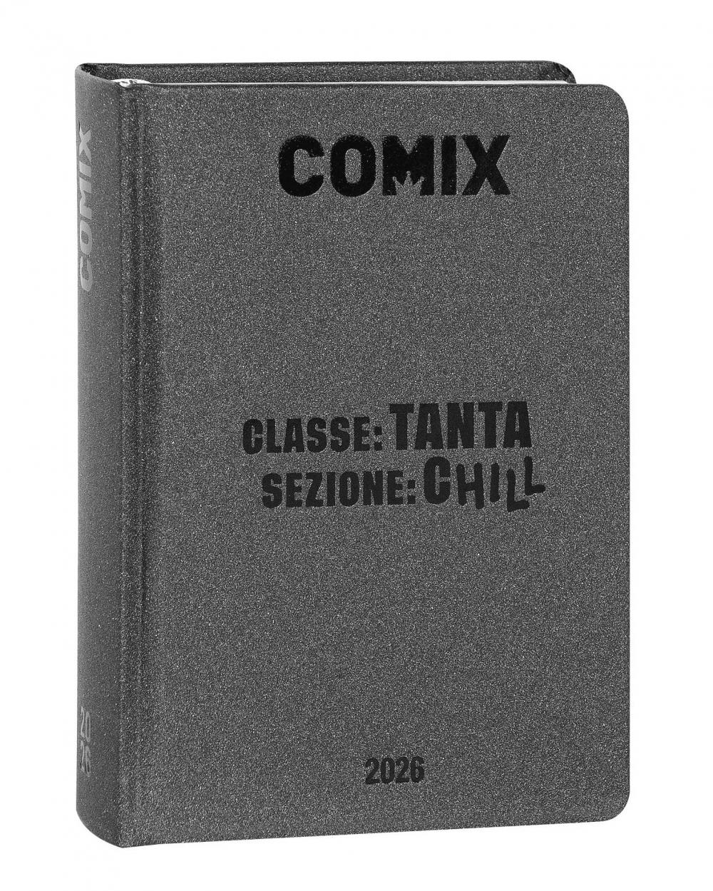 AGENDA COMIX 16M MINI CHARCOAL 74088CH 11x15.3cm 41349