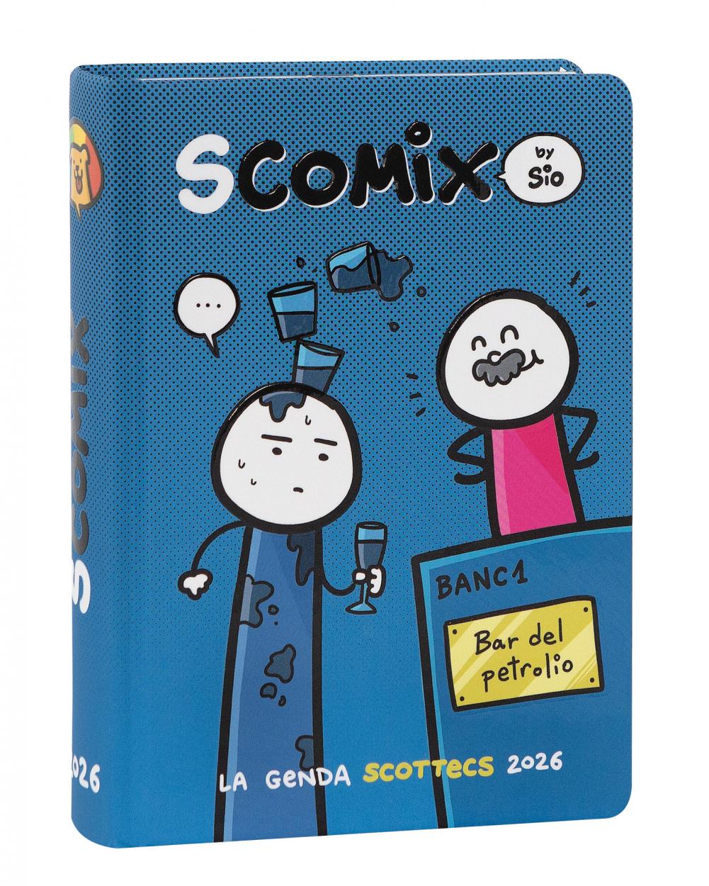 AGENDA 16M MEDIUM SCOMIX PETROLIO 73505PE 12x16,5cm 41349