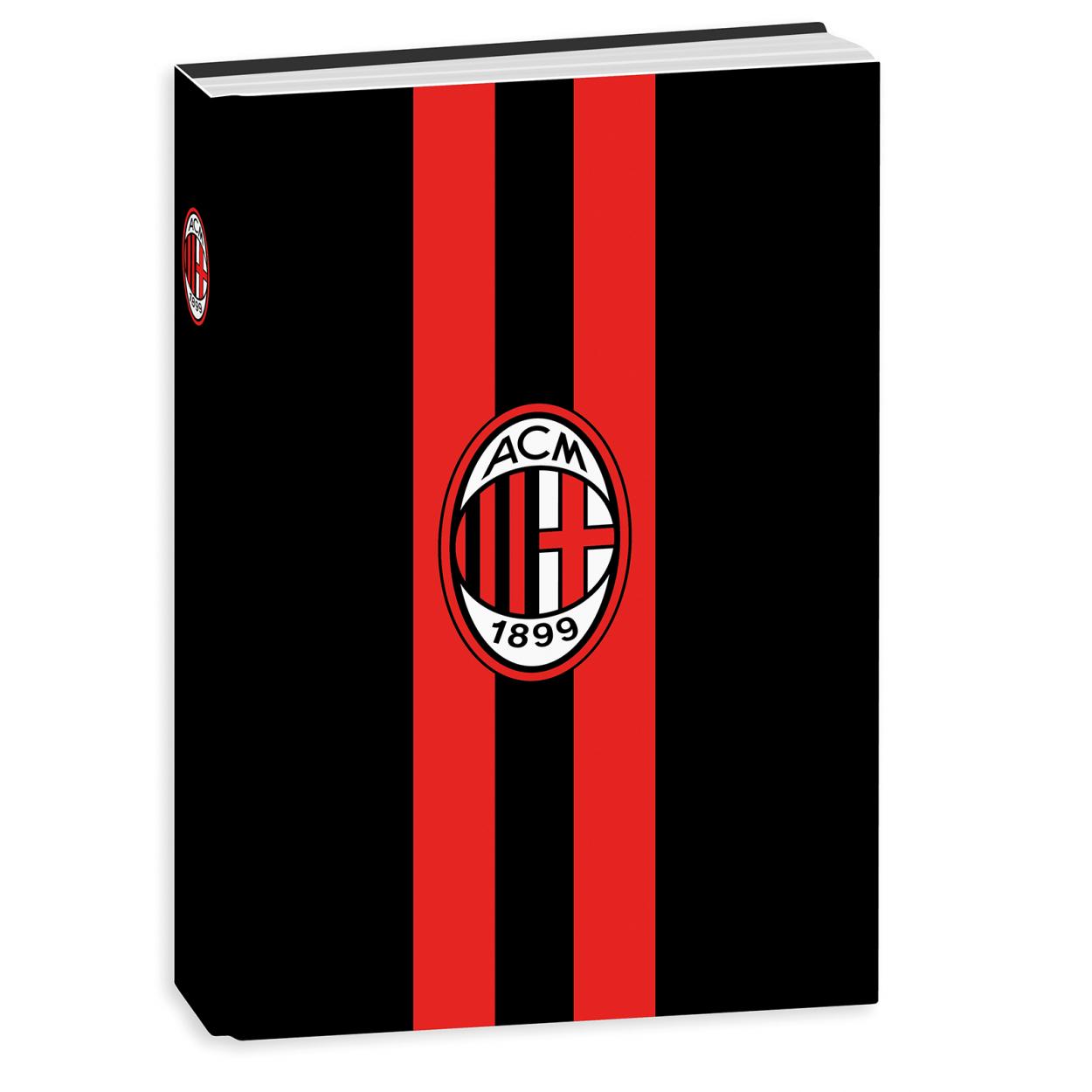 DIARIO STD 12M MILAN 50F202500 13,6x18,3cm 41434