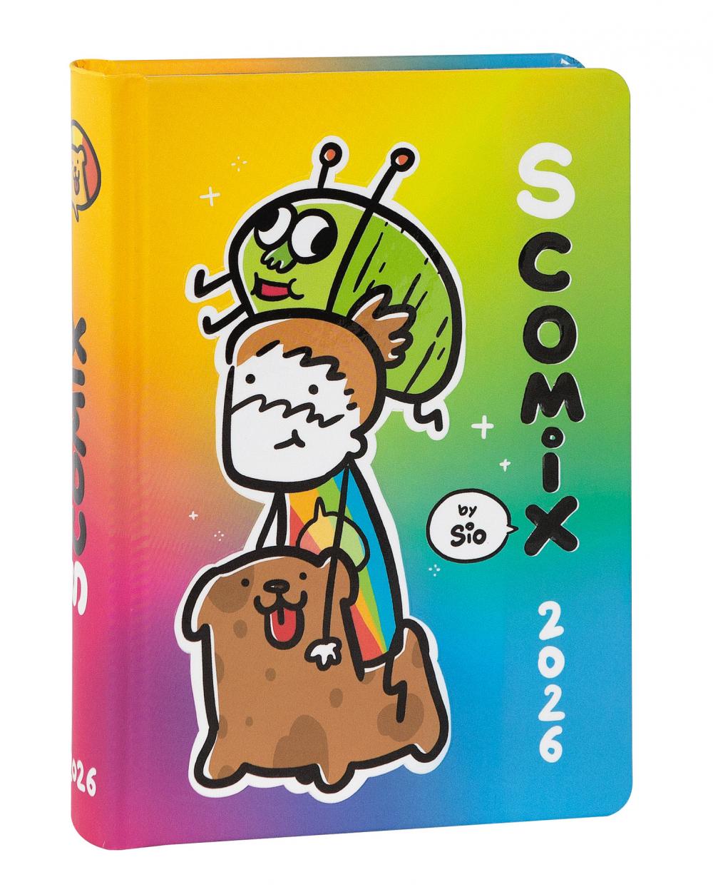 AGENDA 16M MEDIUM SCOMIX DISEGNO 73505DI 12x16,5cm 41349