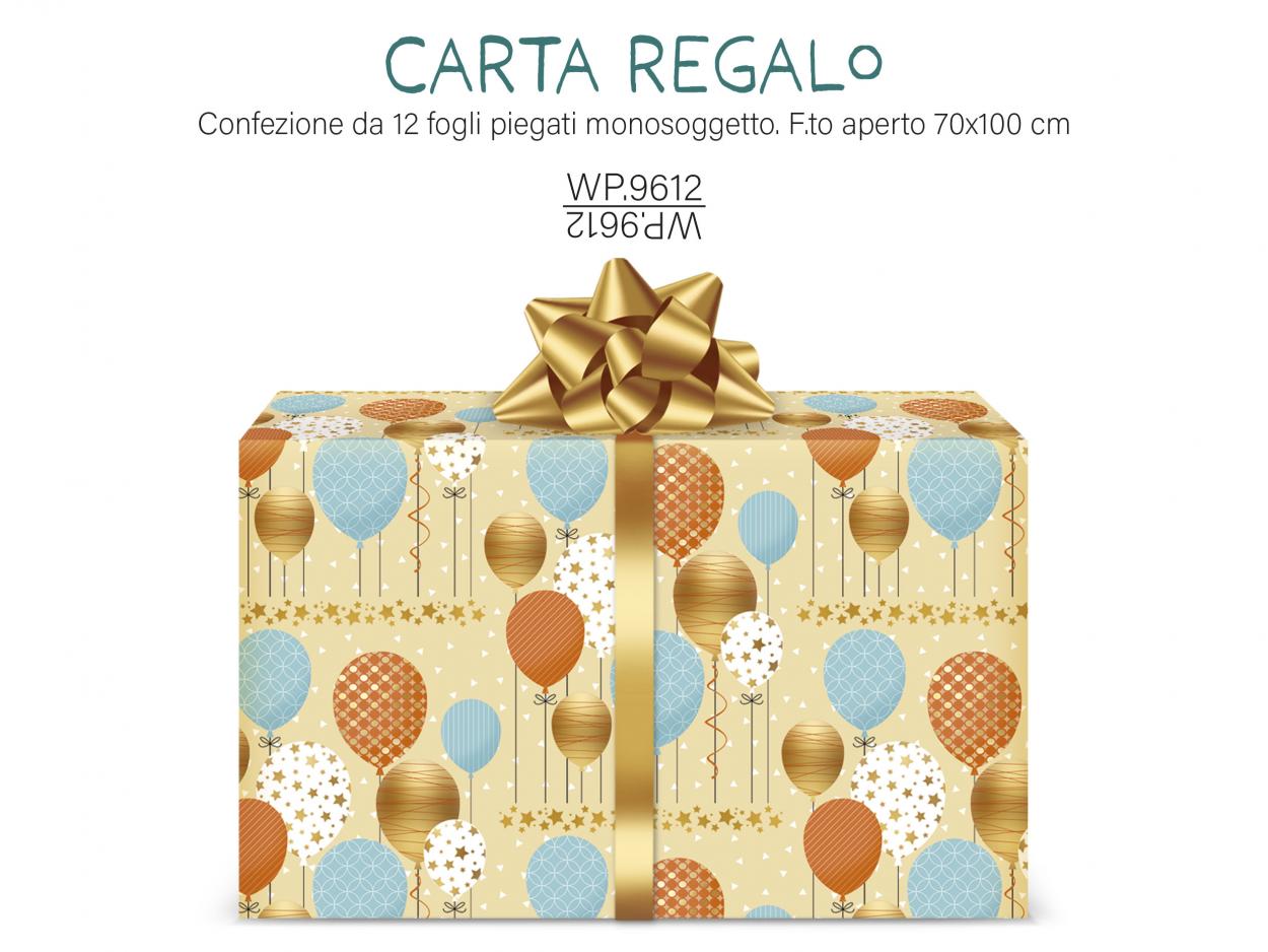 WP9612 CARTA REGALO PALLONCINI 40631