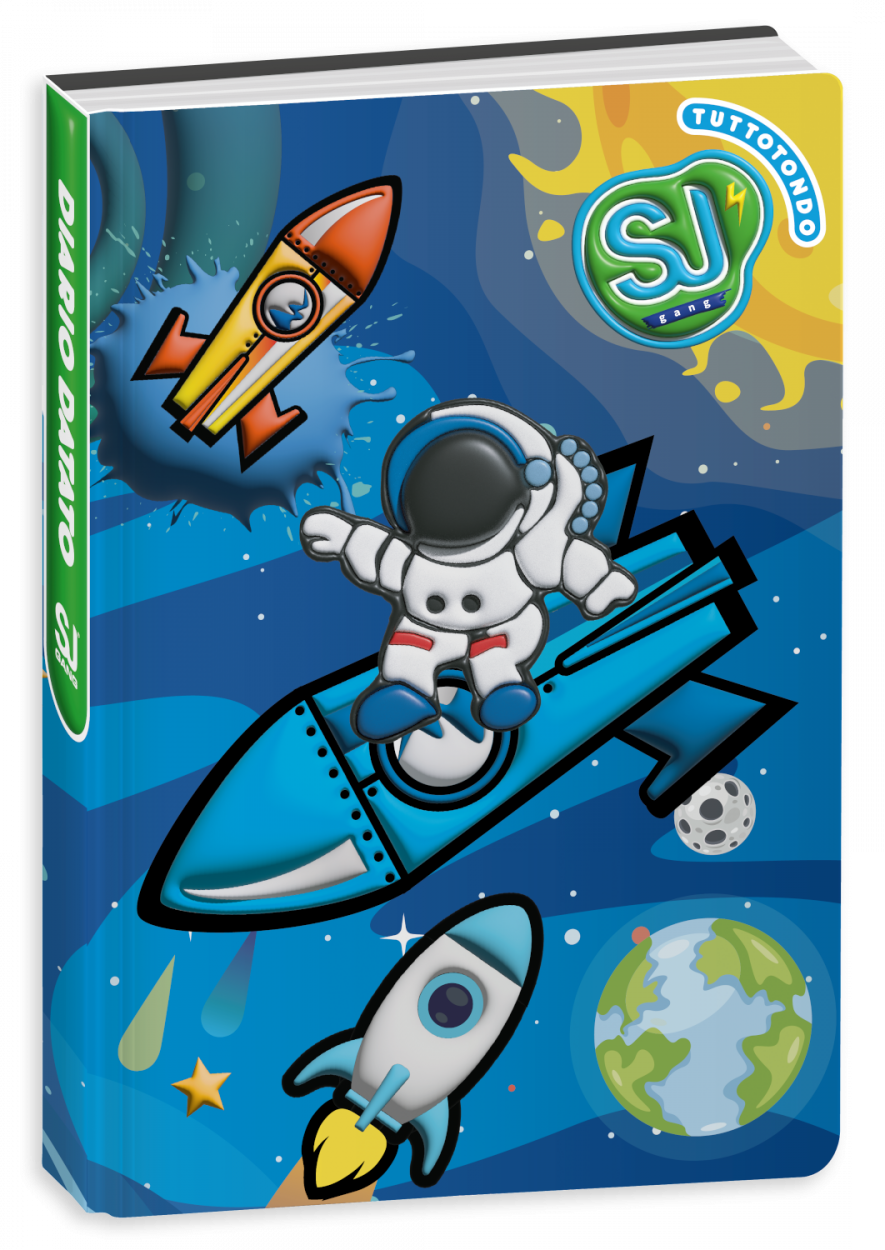 50C202500 DIARIO AG.10M DATATO SJ GANG CARTOTECNICA SJ GANG BOY 15,5x20,5cm 41434