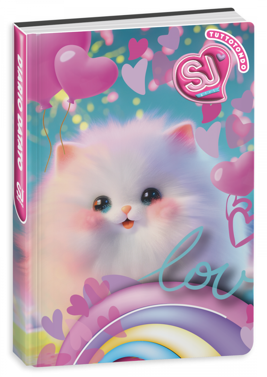 DIARIO AG.10M DATATO SJ GANG CARTOTECNICA SJ GANG GIRL 50C202504 15,5x20,5cm 41434