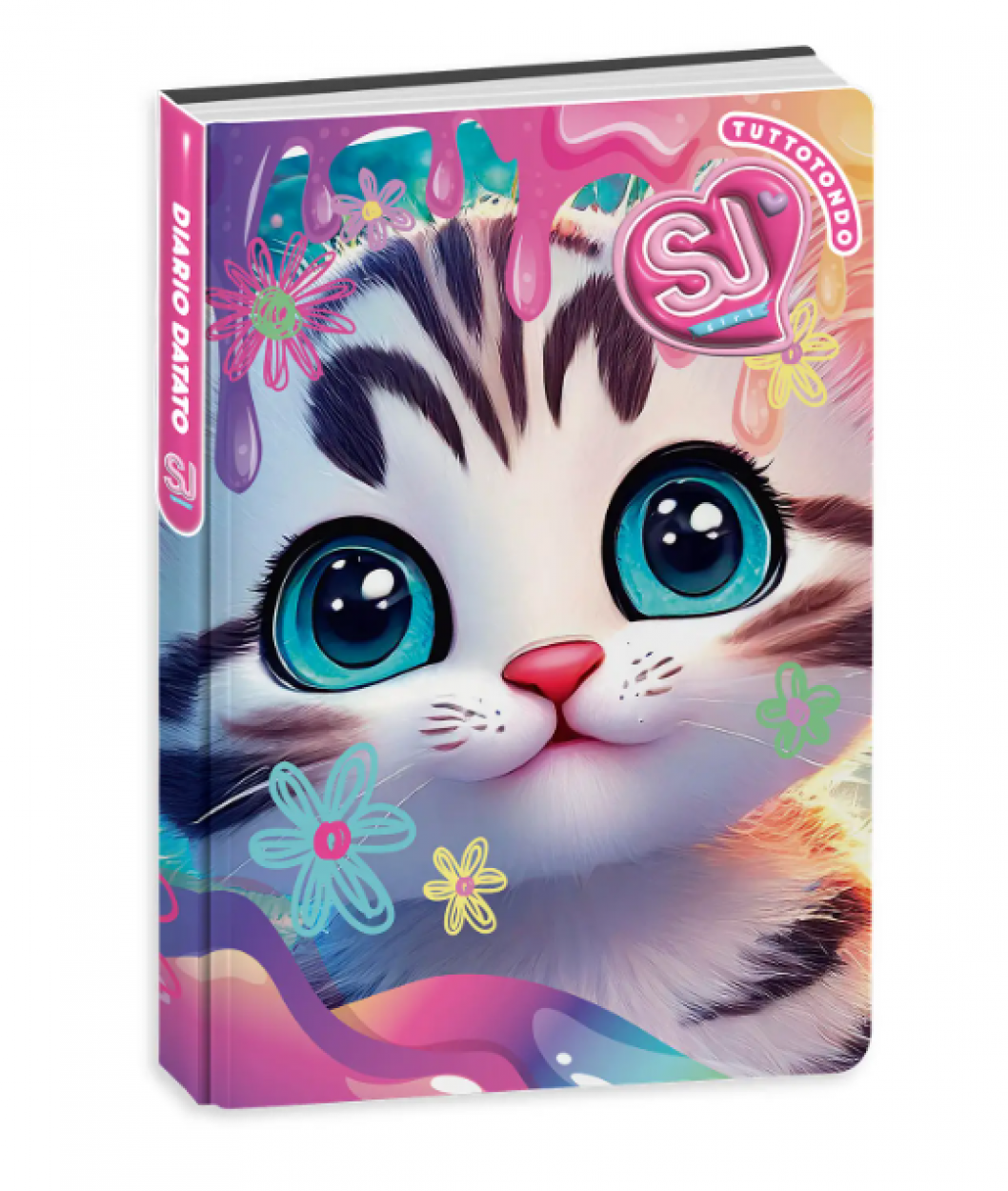 DIARIO AG.10M DAT SJ GANG CARTOTECNICA ANIMALI GIRL 50C202515 21x15cm 41434