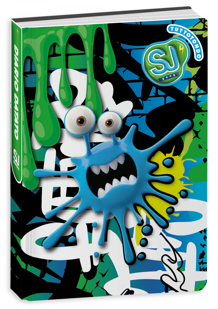 50C202500 DIARIO AG.10M DATATO SJ GANG CARTOTECNICA SJ GANG BOY 15,5x20,5cm 41434