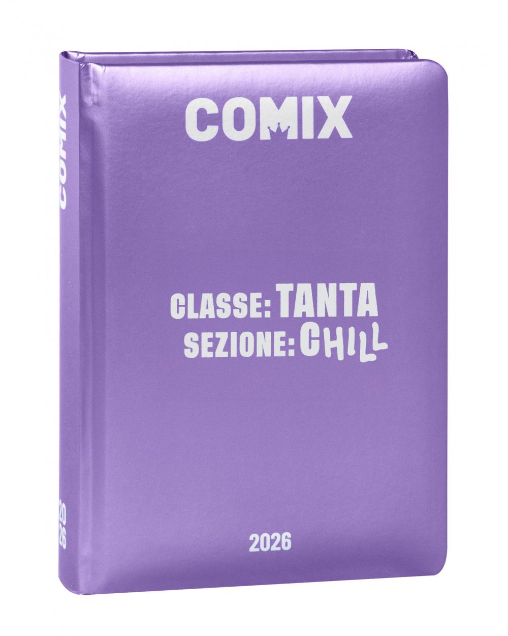 DIARIO 13M STD COMIX WAVE LILLA 74139LI 13,5x18cm 41349