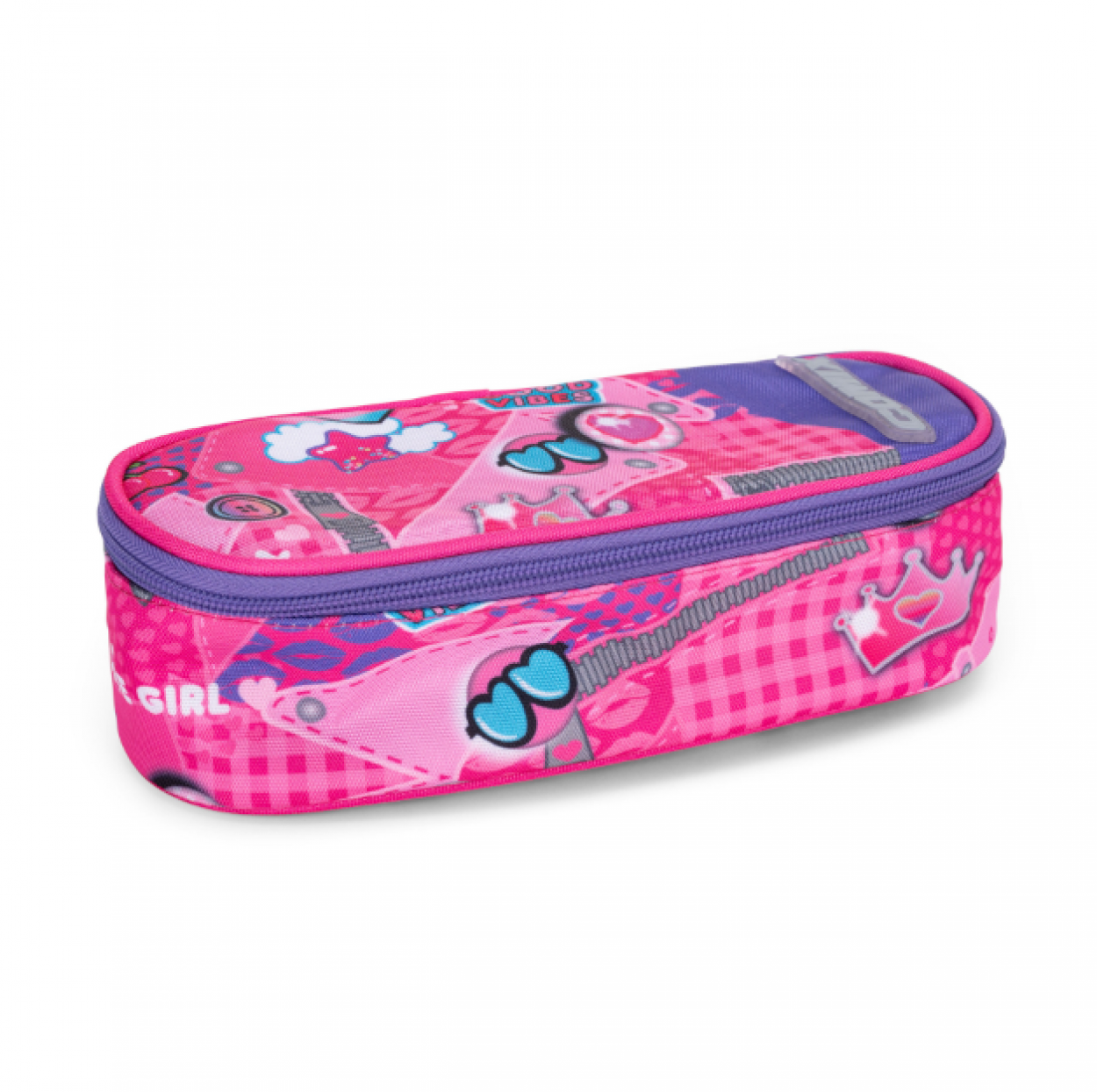 ASTUCCIO OVALE ORGANIZZATO COMIX WAVE PINS GIRL 74157PG 41349