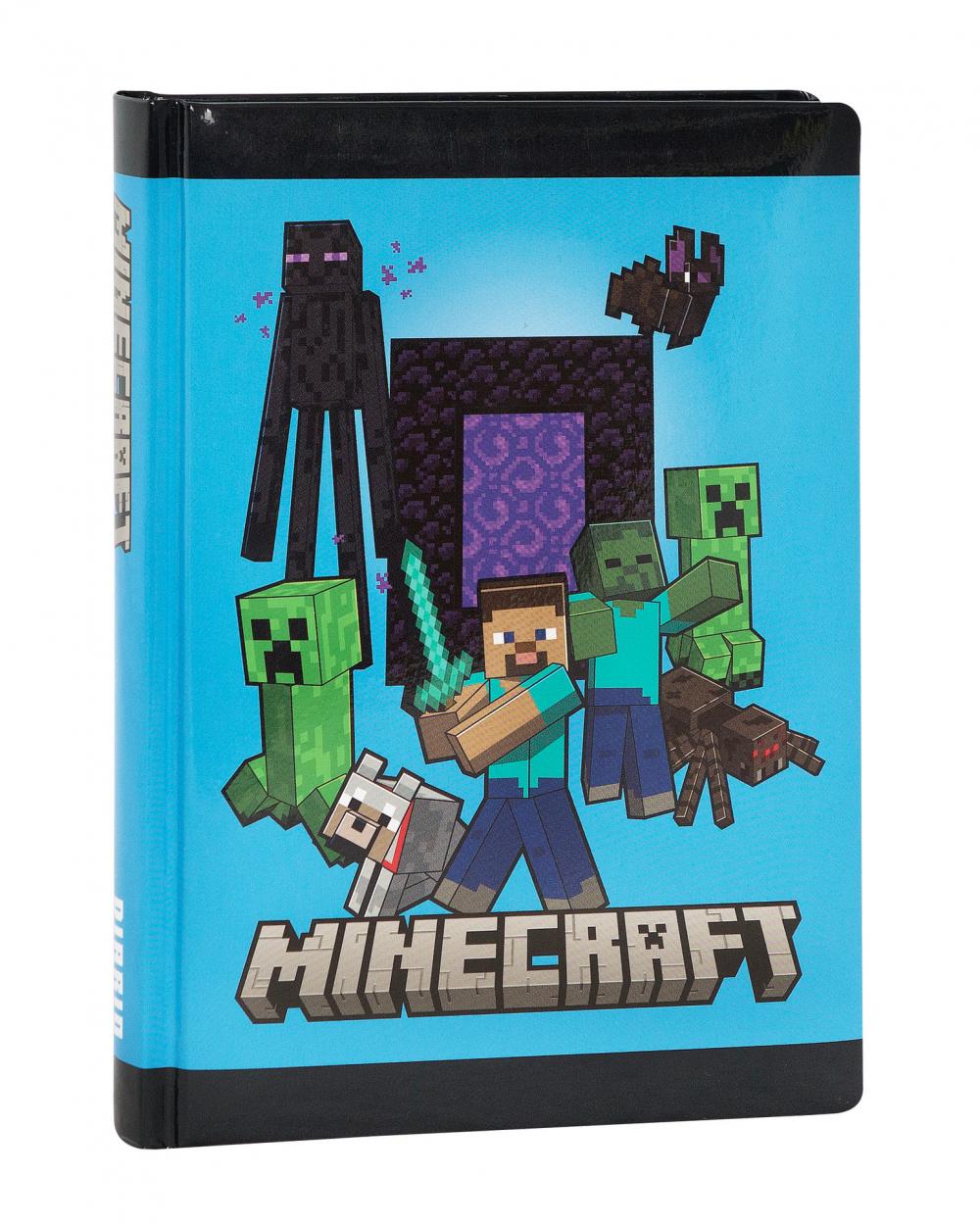 DIARIO 12MM STD BLU PIXEL MINECRAFT 74342BU 13x17,8cm 41349