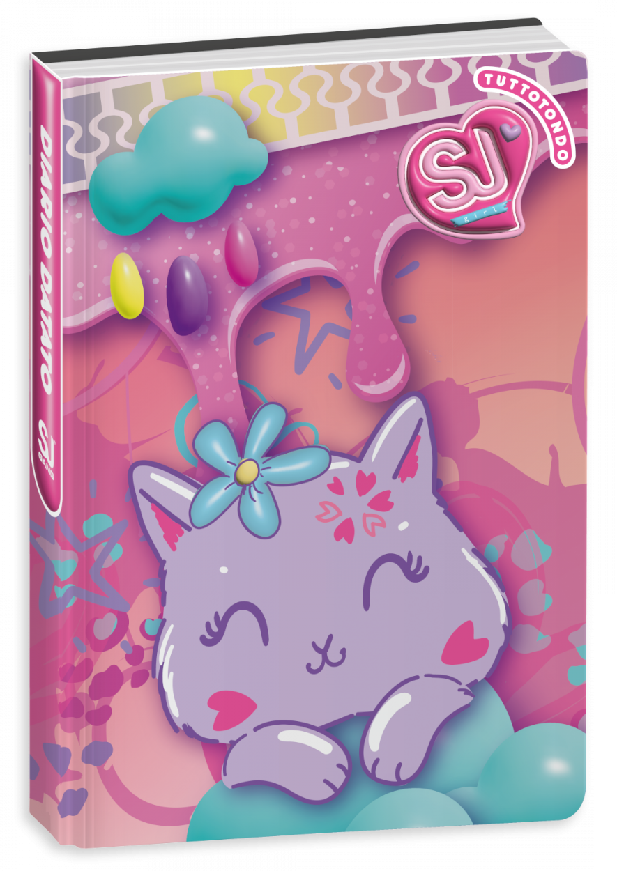DIARIO AG.10M DATATO SJ GANG CARTOTECNICA SJ GANG GIRL 50C202504 15,5x20,5cm 41434