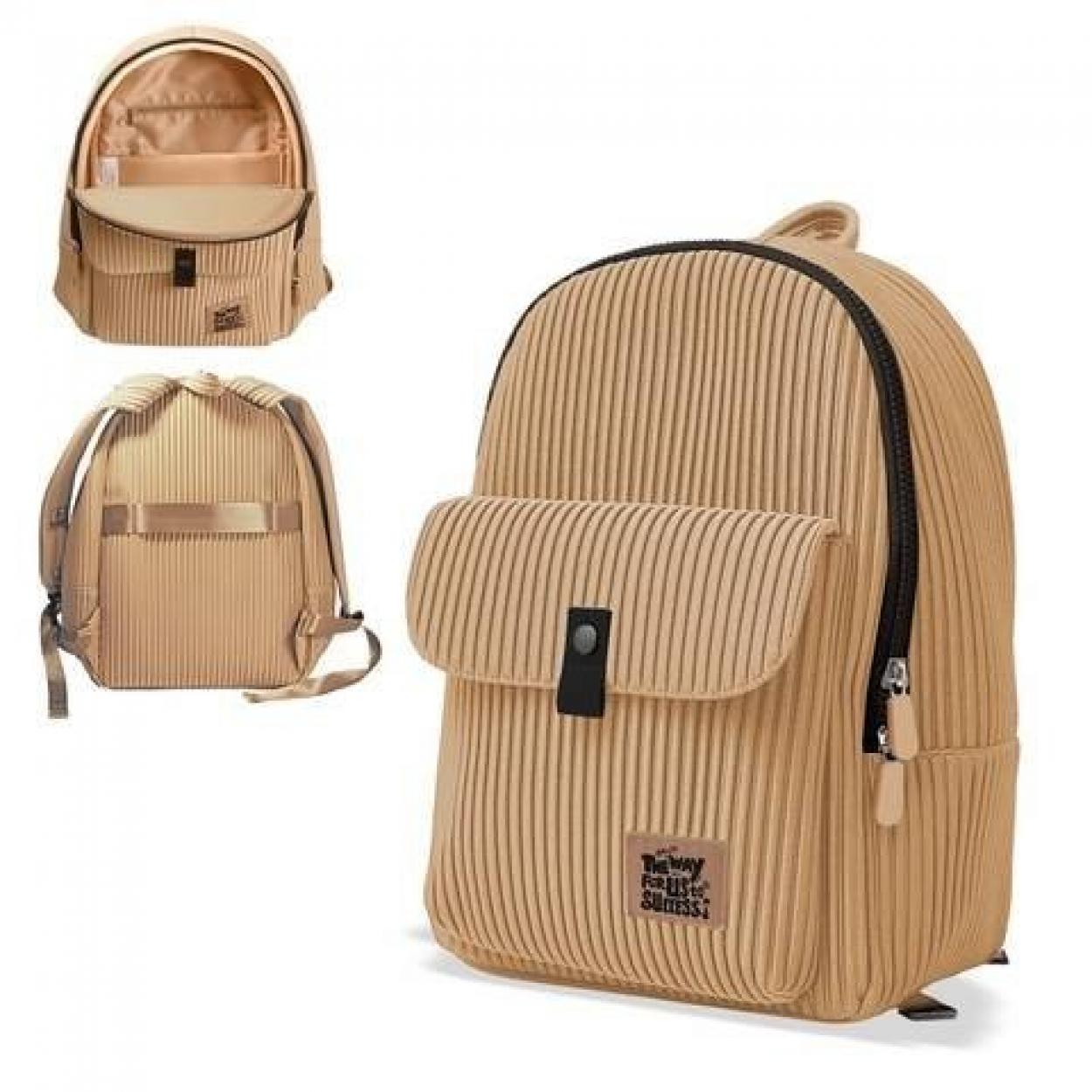 ZAINO FUSION 2 SCOMPARTI KHAKI 41x30x20cm BE SMART 00271039 40808