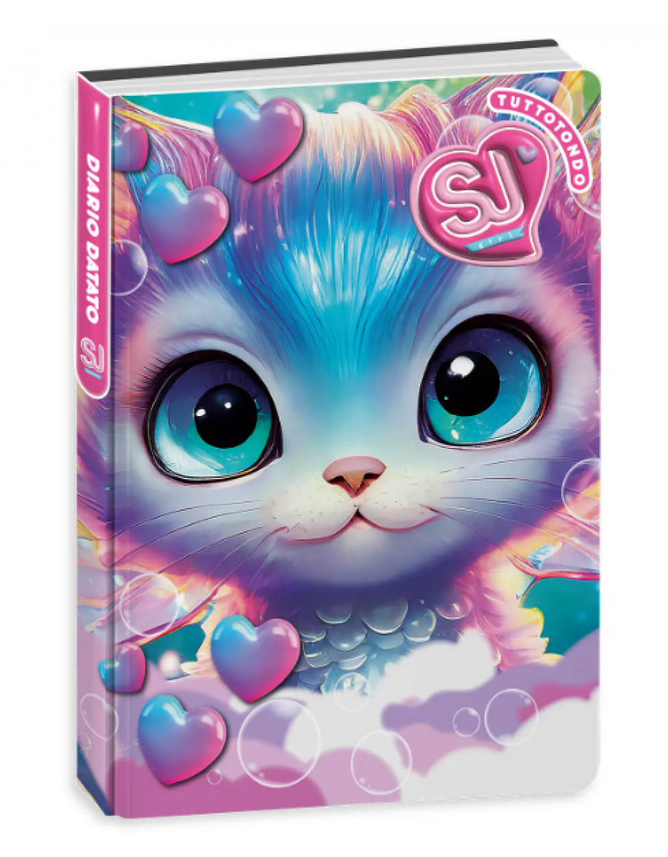 DIARIO AG.10M DAT SJ GANG CARTOTECNICA ANIMALI GIRL 50C202515 21x15cm 41434
