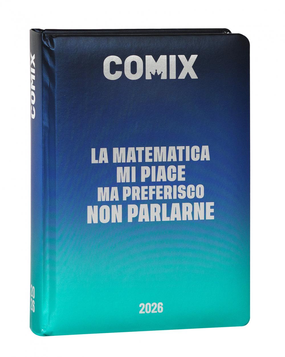 DIARIO 13M STD COMIX WAVE SFUMATO BLU VERDE 74139BV 13,5x18cm 41349