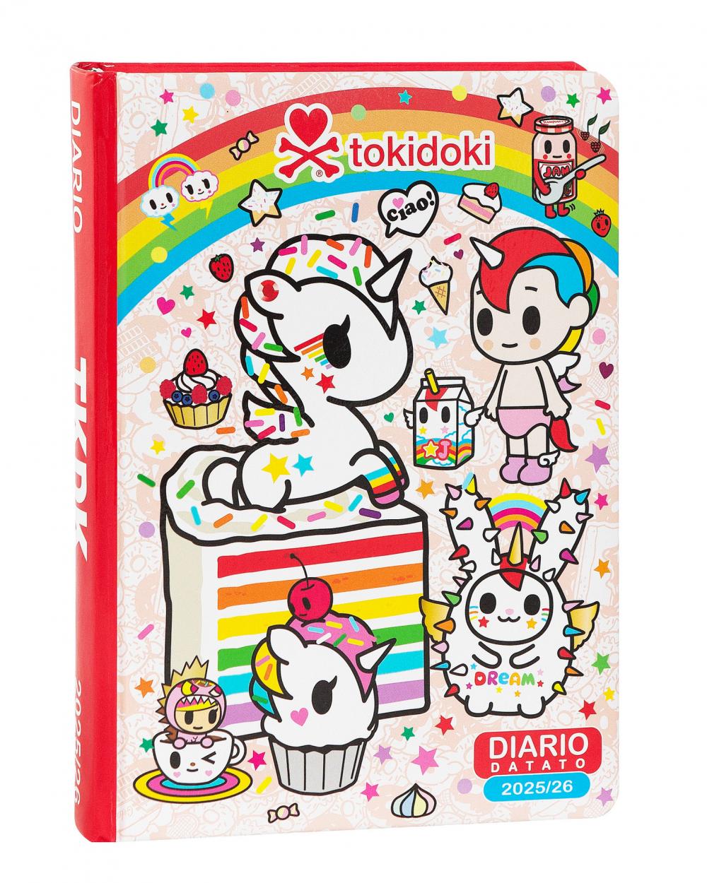 SUPERDIARIO STD DATATO ROSSO TOKIDOKI 73765 13x18cm 41349